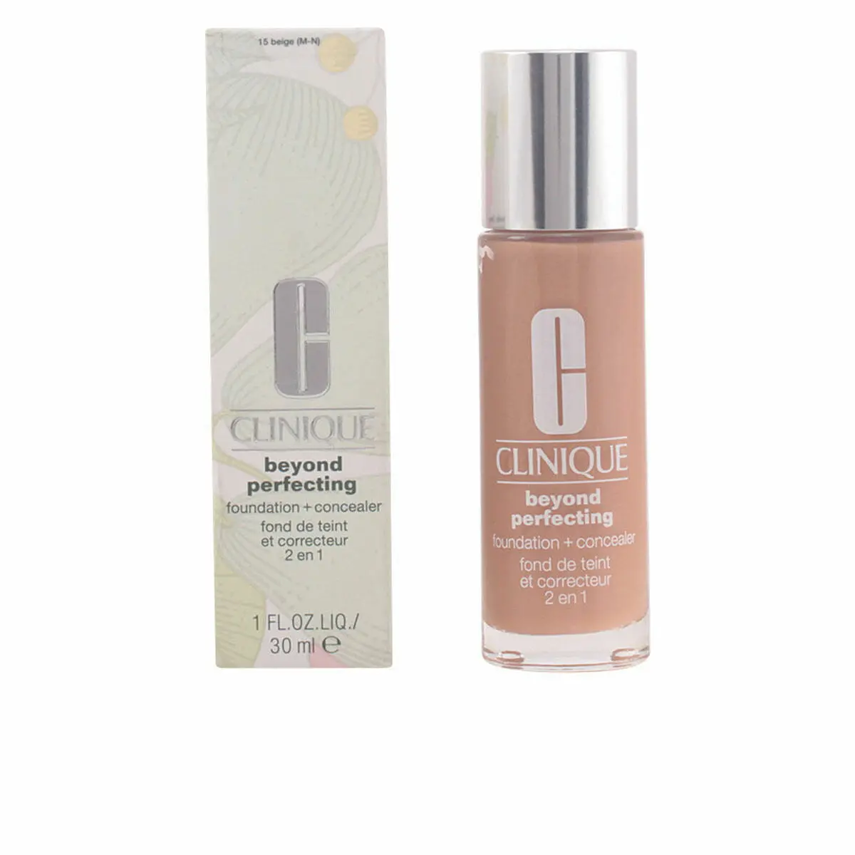 Liquid Make Up Base Clinique Beyond Perfecting Nº 15-Beige 30 Ml 2-In-1 1