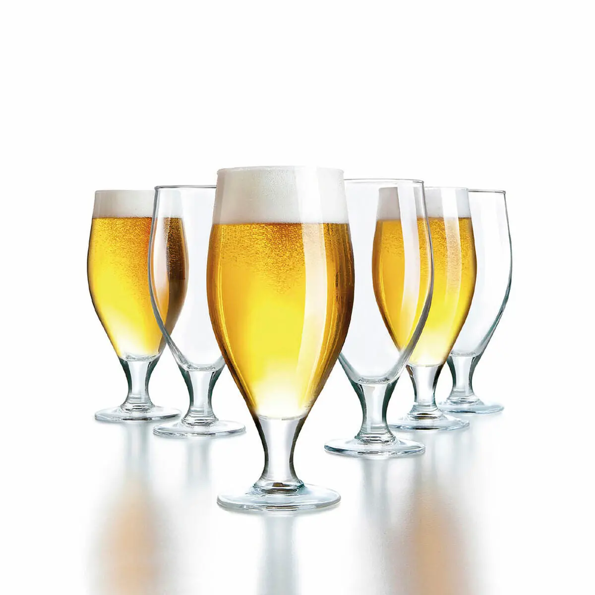 Beer Glass Arcoroc Arc 07131 Transparent Glass 500 Ml 6 Pieces 2
