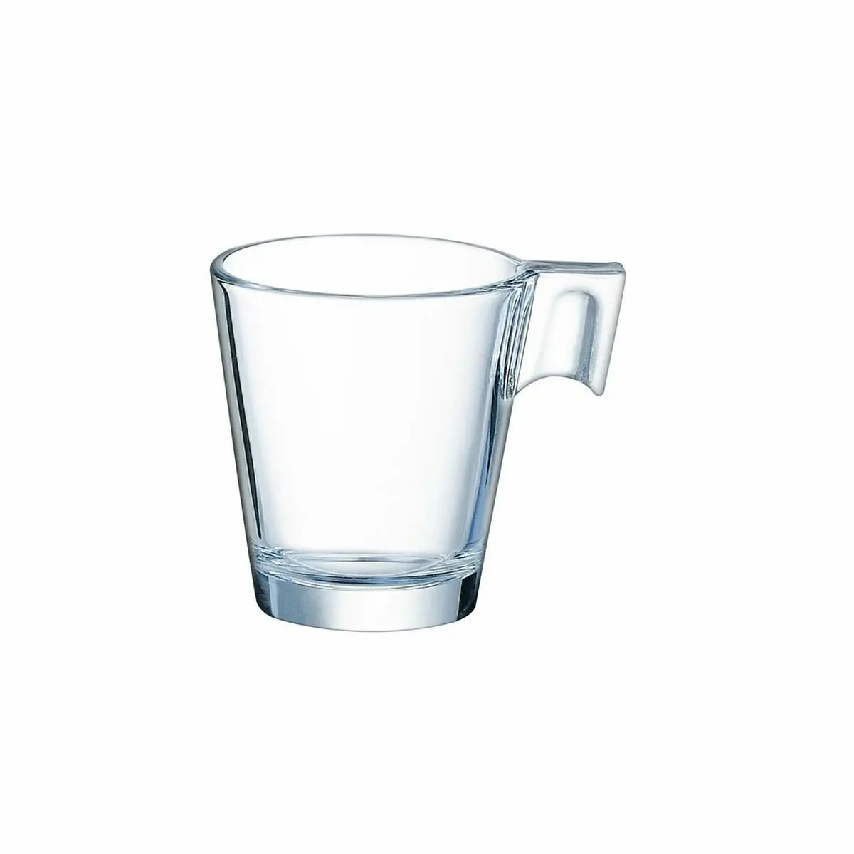 Piece Coffee Cup Set Arcoroc Arc C1360 Transparent Glass 80 Ml (12 Units) 1
