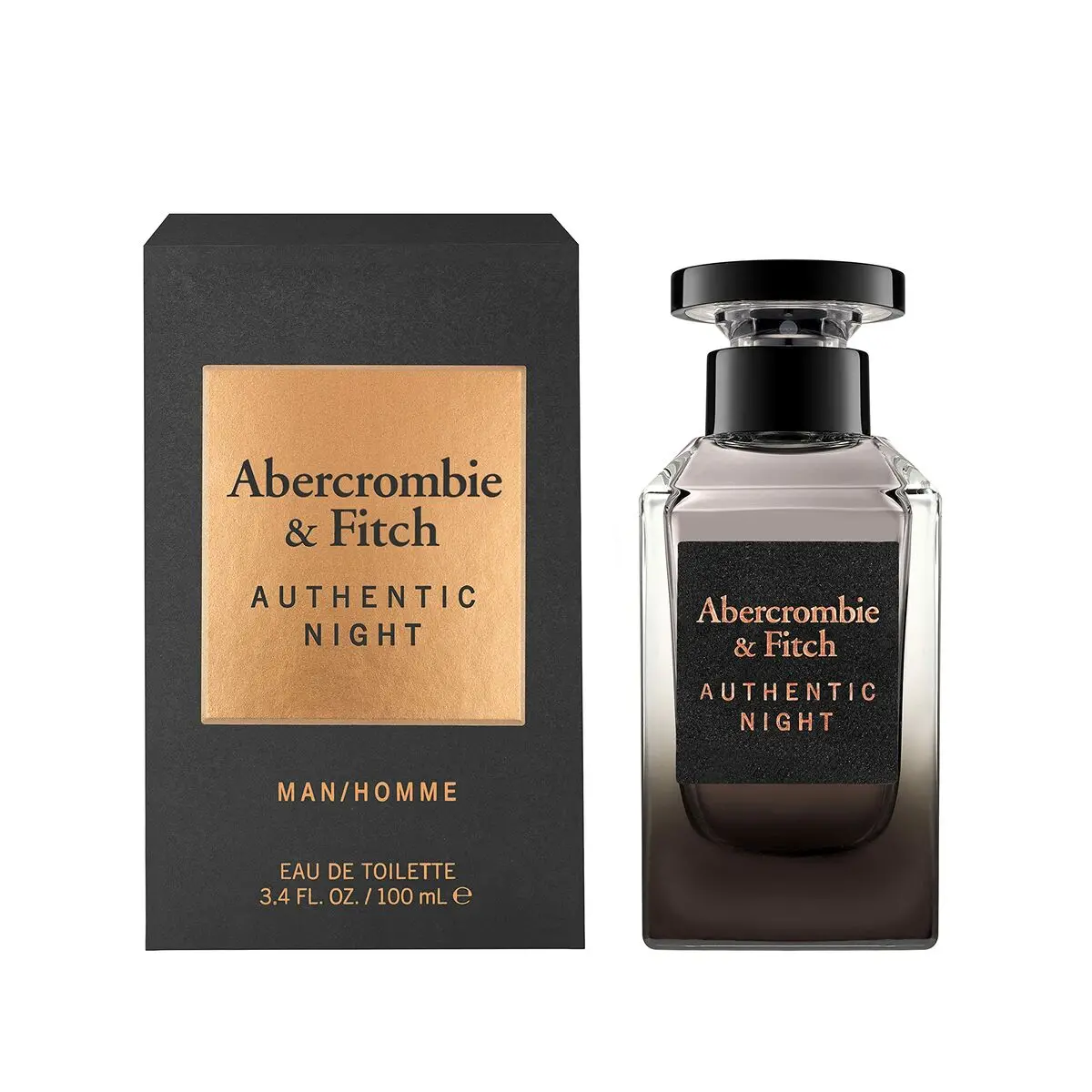 Men's Perfume Edt Abercrombie & Fitch Authentic Night Man Edt 100 Ml 1