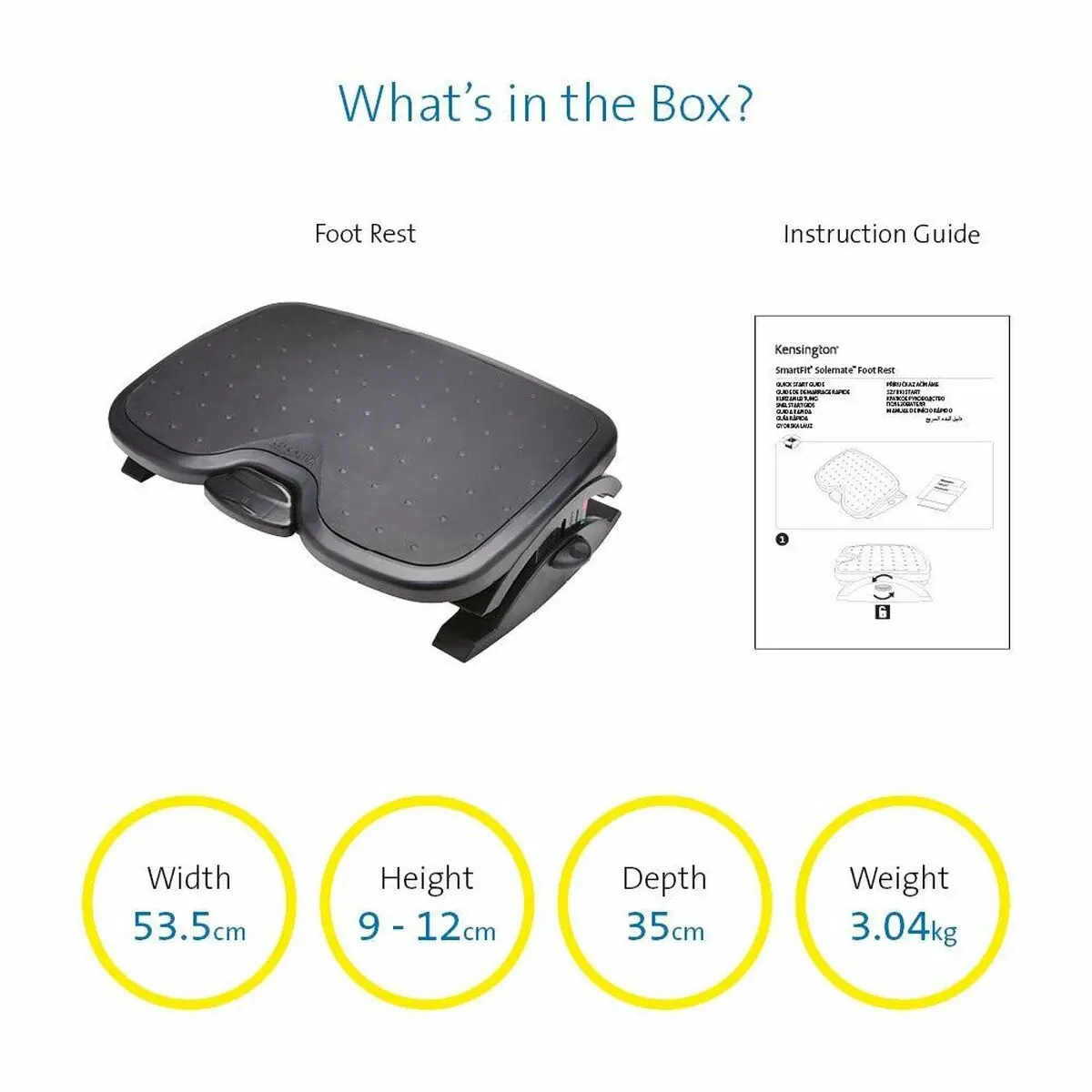Footrest Kensington K52789ww 1