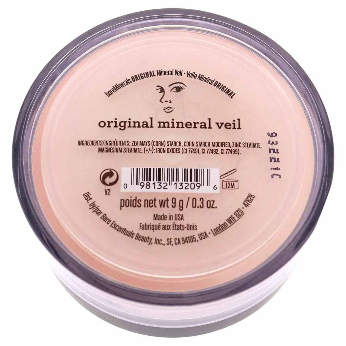 Make-Up Fixing Powders Bareminerals Mineral Veil Original 9 G 1