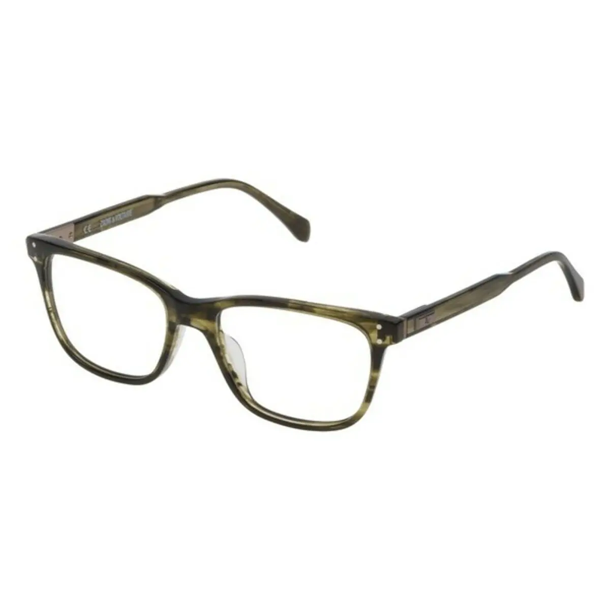 Men' Spectacle Frame Zadig & Voltaire Vzv181520p90 Green Ø 52 Mm 1