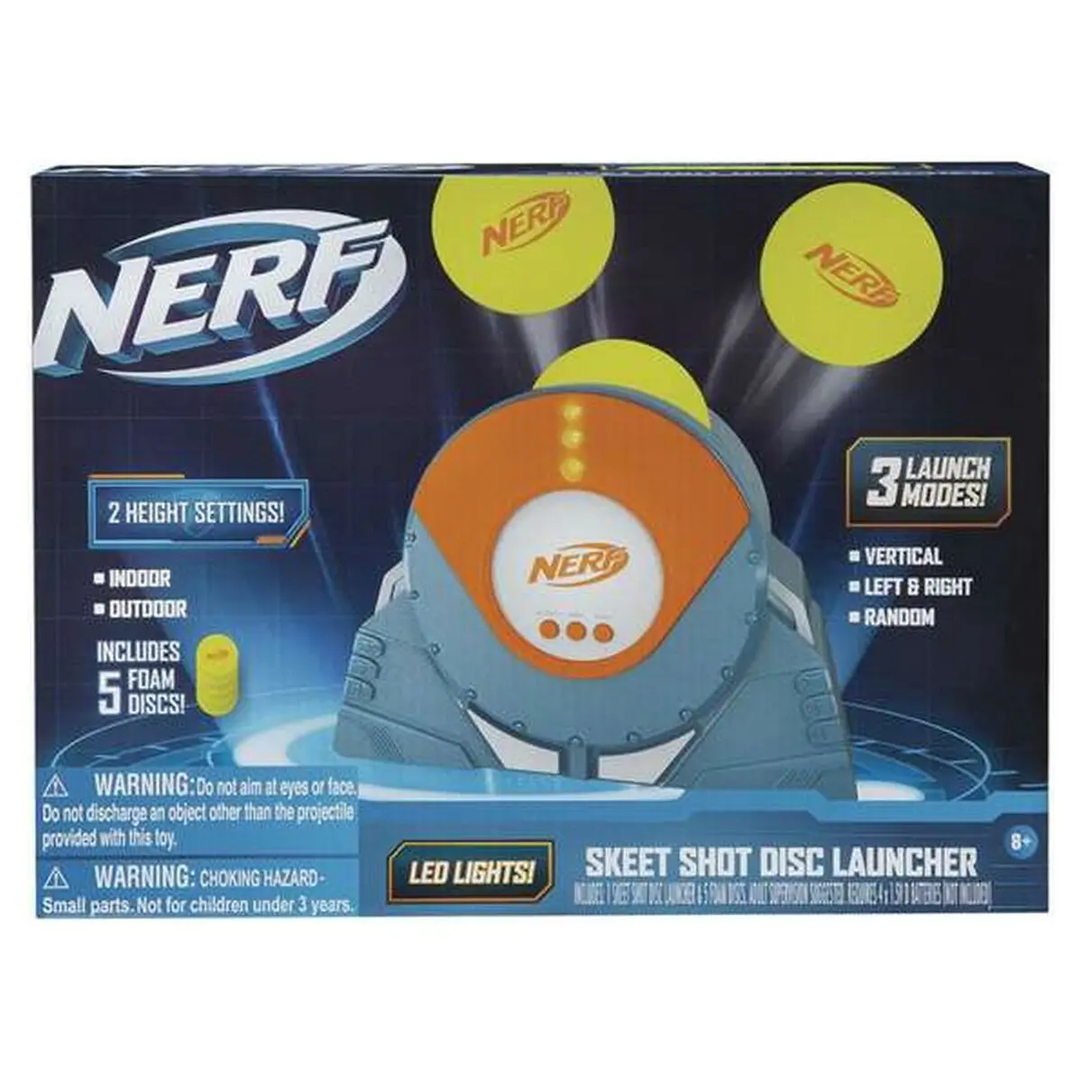 Set Skeet Shot Disc Launcher Nerf (Es) 1