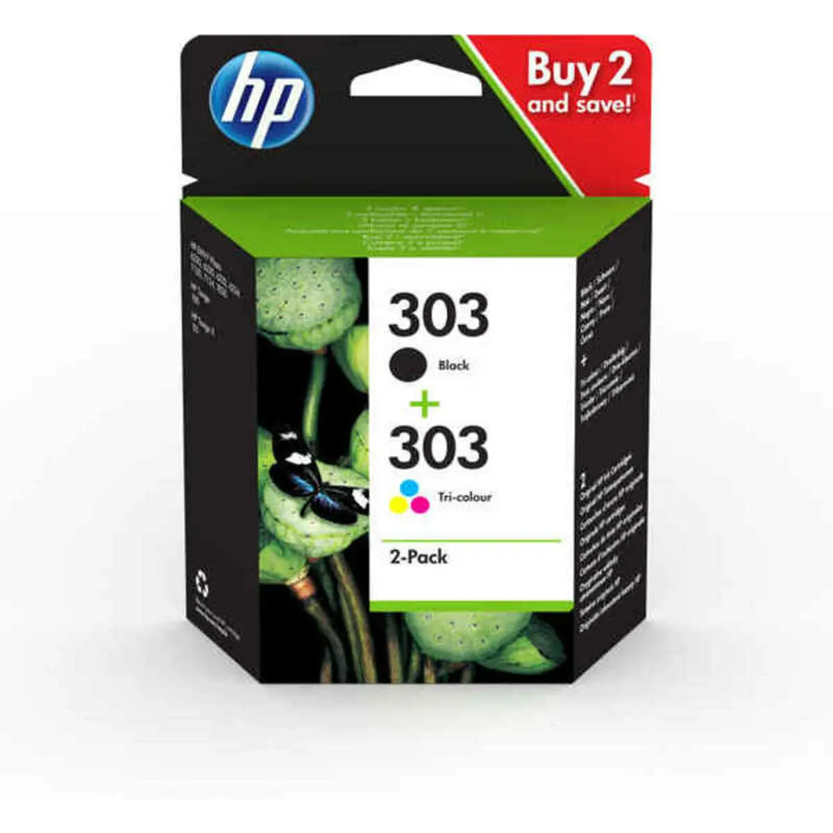 Original Ink Cartridge Hp 303 Black Yellow Cyan Magenta 1