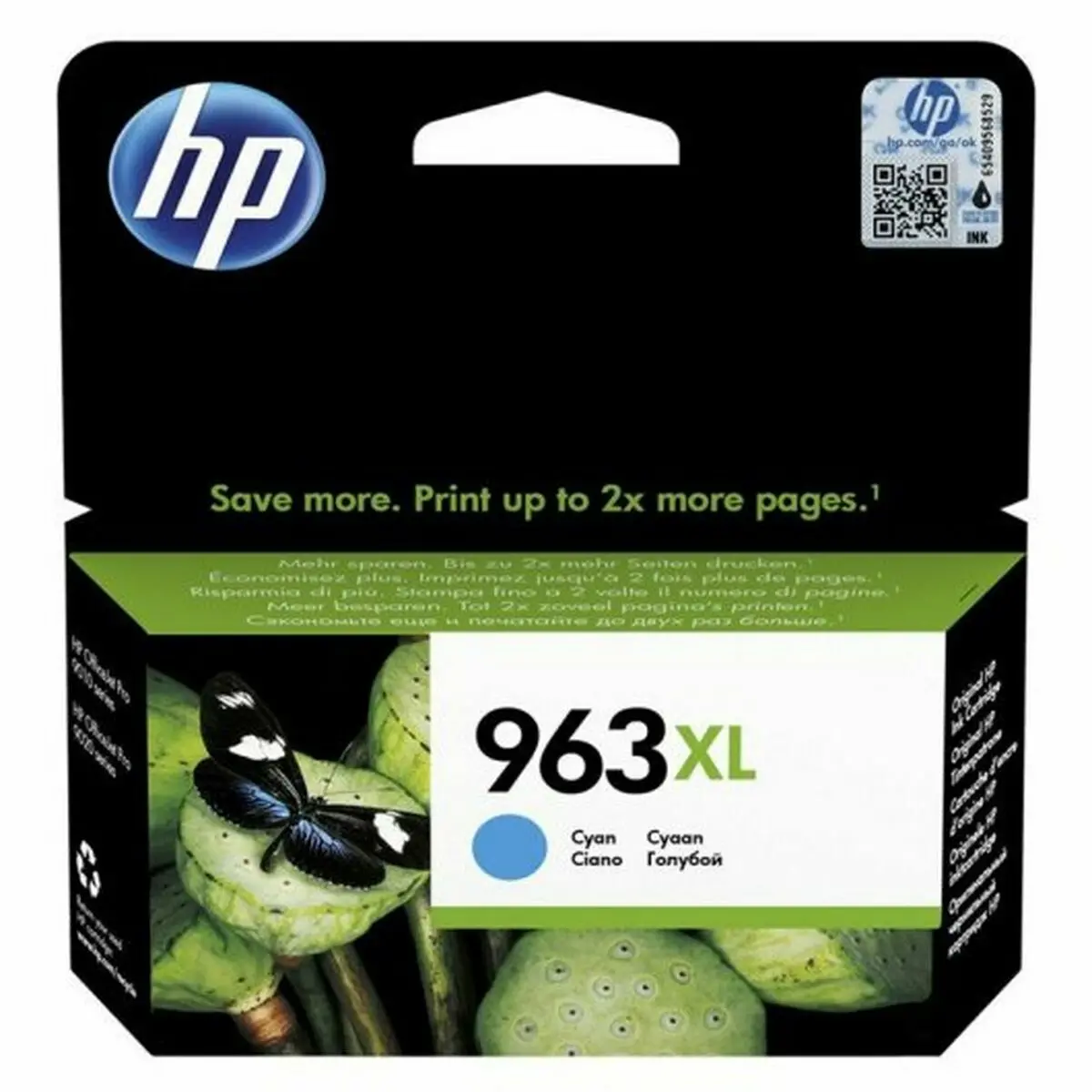 Original Ink Cartridge Hp 3Ja27ae#301 Cyan (1 Unit) 1