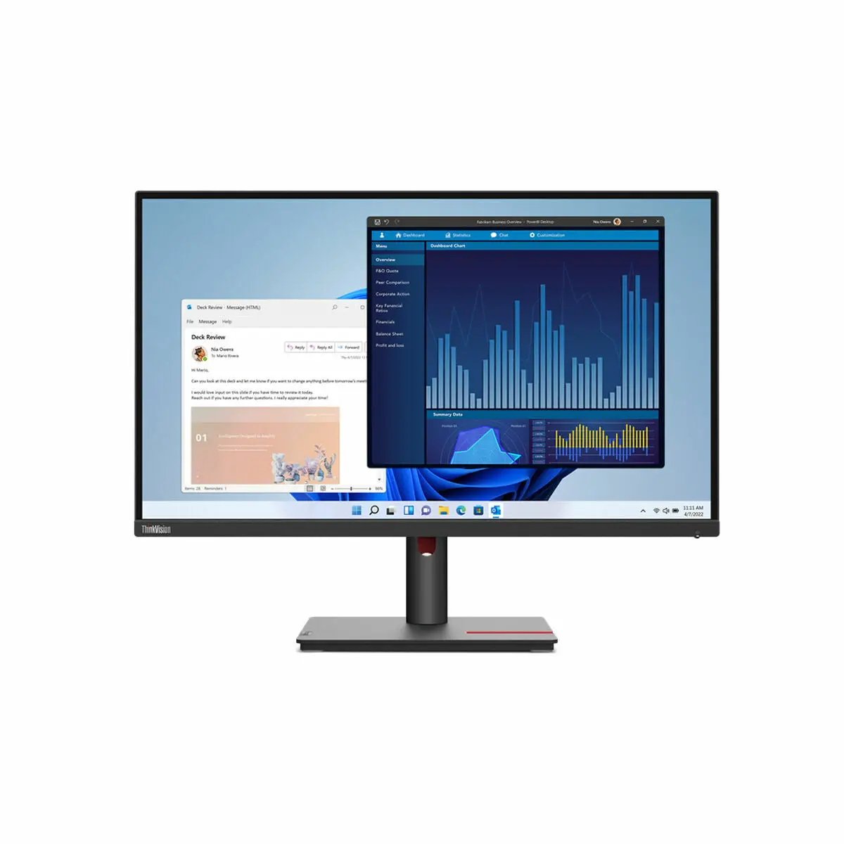 Monitor Lenovo T27p-30 4K Ultra Hd 27" 60 Hz 1