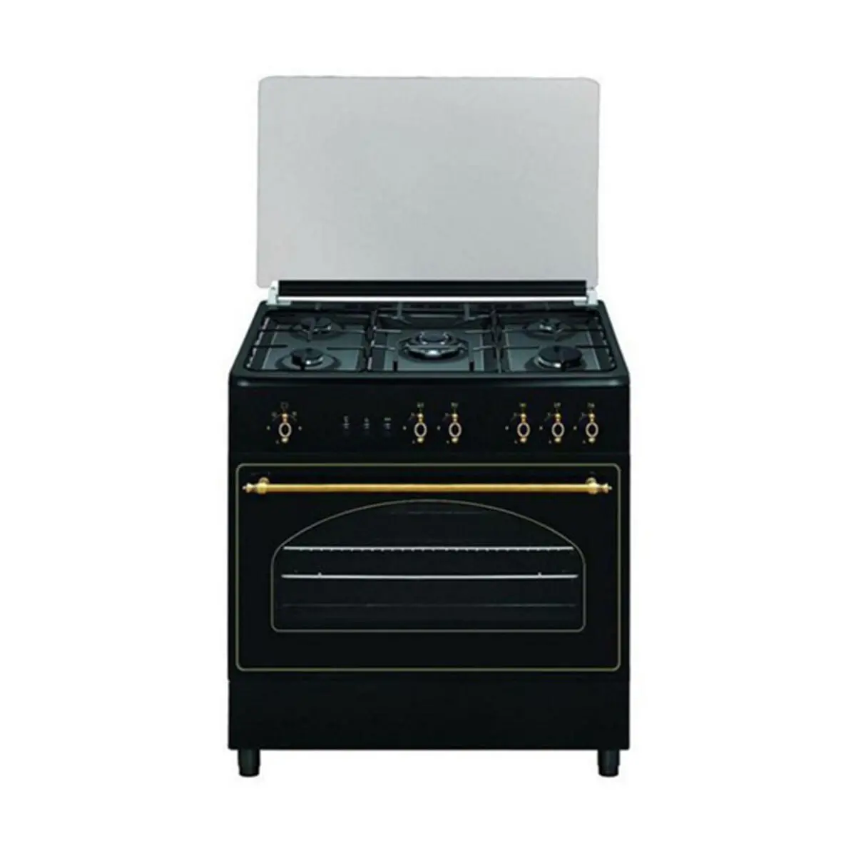 Gas Cooker Vitrokitchen Ru9060b Anthracite (90 X 60 Cm) 1