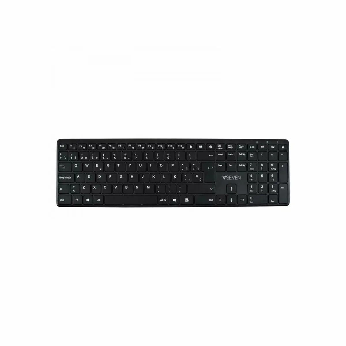 Bluetooth Keyboard V7 Kw550 Bt Black Spanish Qwerty 1