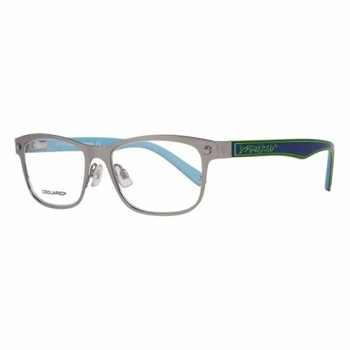 Men' Spectacle Frame Dsquared2 Dq5099-013-52 Grey Silver Ø 52 Mm 1
