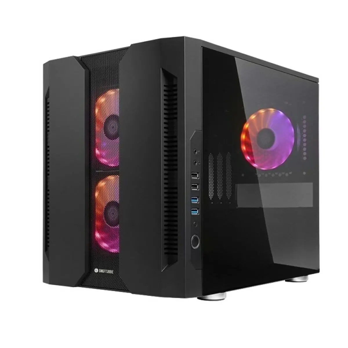 Atx Semi-Tower Box Chieftec Gm-02B-Op Black Multicolour 1