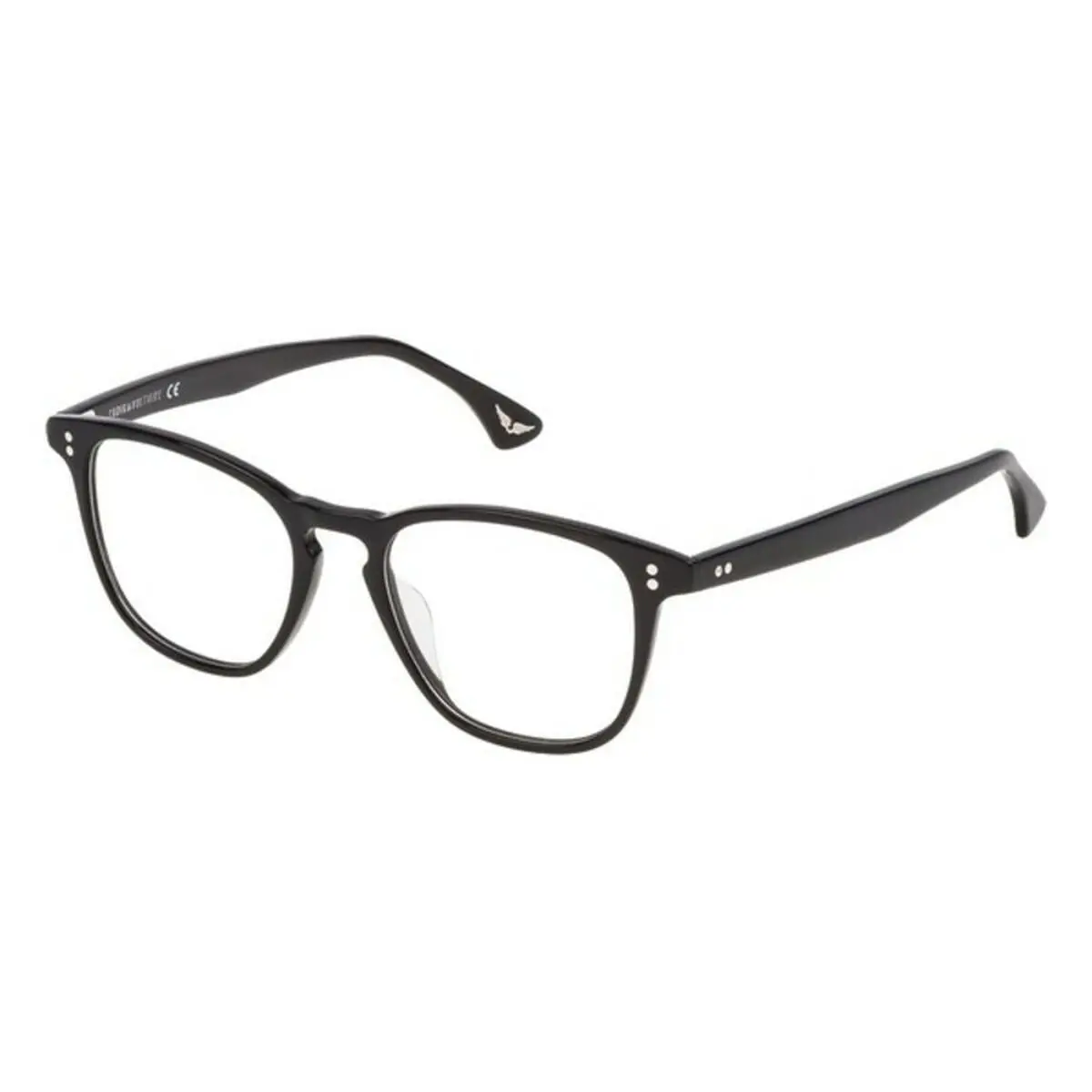 Men' Spectacle Frame Zadig & Voltaire Vzv080480700 Black Ø 48 Mm 1