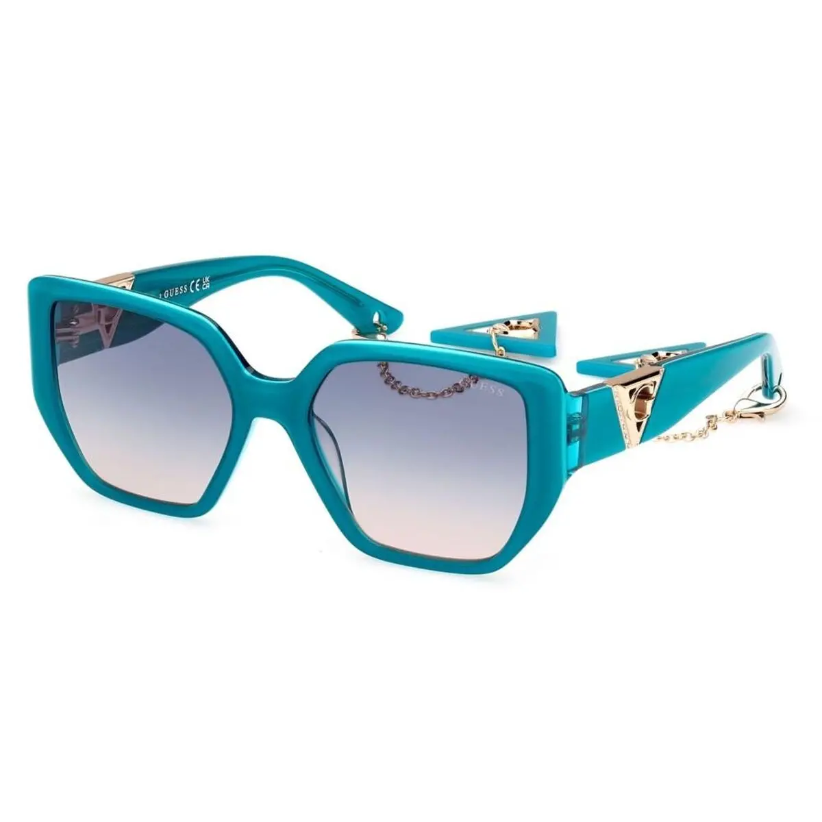 Ladies' Sunglasses Guess W Turquoise Ø 55 Mm 1