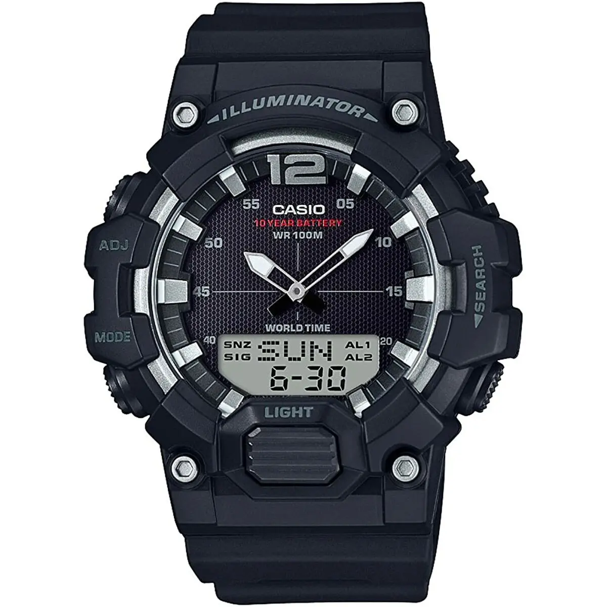Men's Watch Casio Illuminator Black (Ø 53 Mm) 1