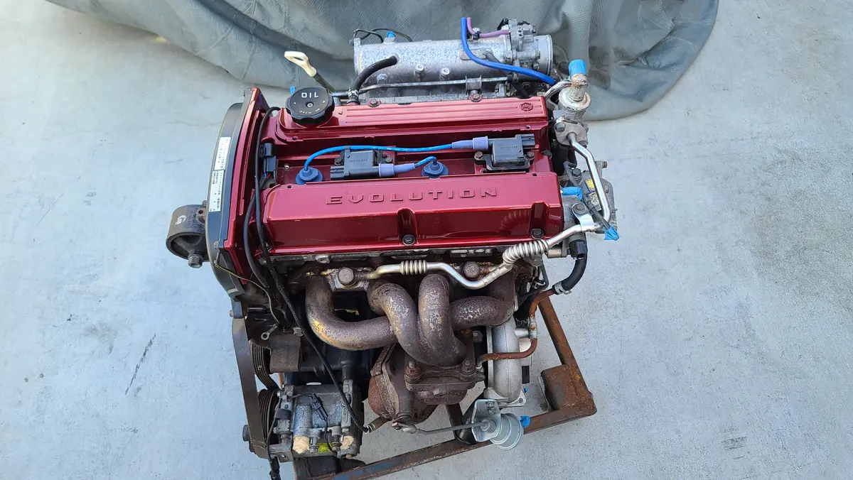 Cn9a Mitsubishi Lancer Evolution 4 4G63 Turbo Engine - Ct9a Evo 7 Engine Cover Td05hr-16G-10.5T Cp9a Evo 5/6/Tme Injectors 1