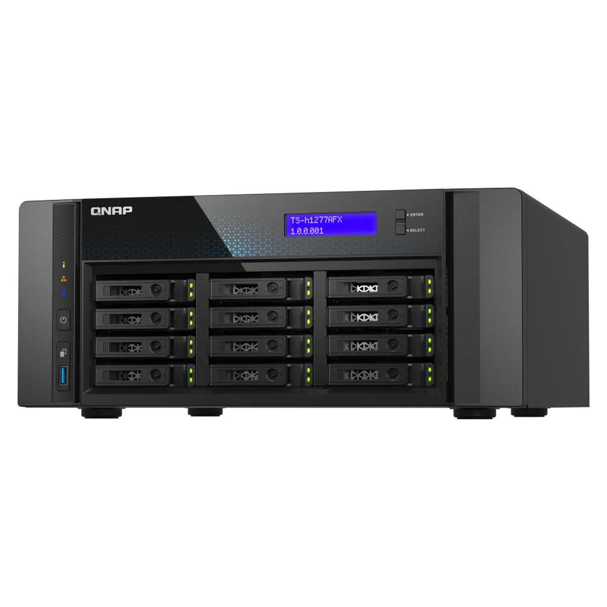 Nas Network Storage Qnap Ts-H1277afx-R7-32G Black 1