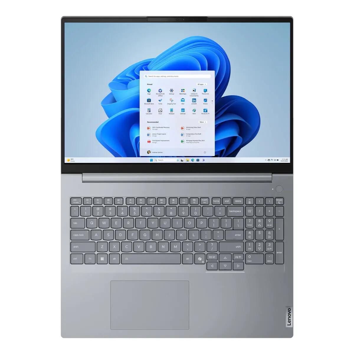 Laptop Lenovo 21Sh0081sp 16" 16 Gb Ram 512 Gb Ssd Intel Core I5 210H Spanish Qwerty 1