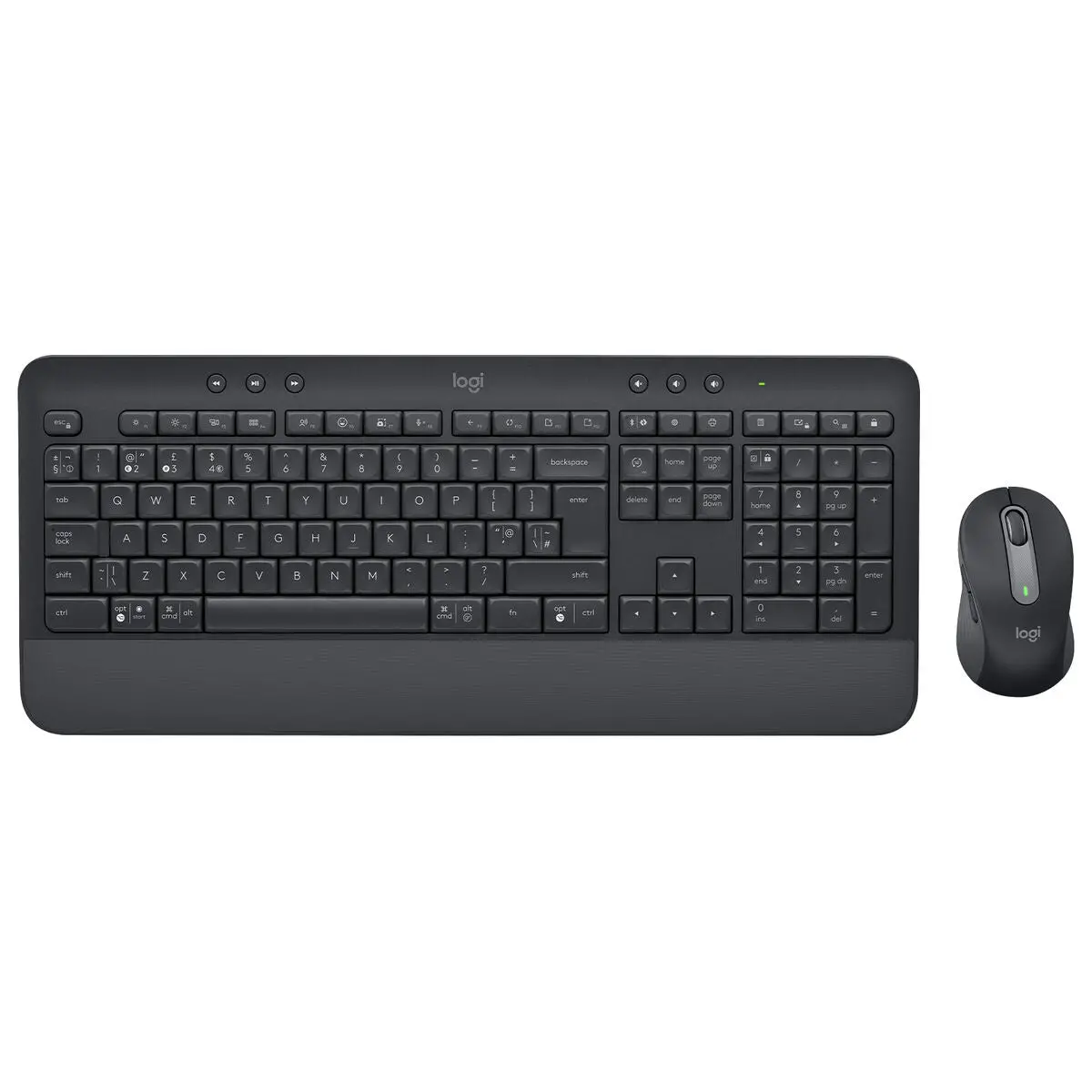 Keyboard And Wireless Mouse Logitech Mk650 Graphite English Qwerty 1