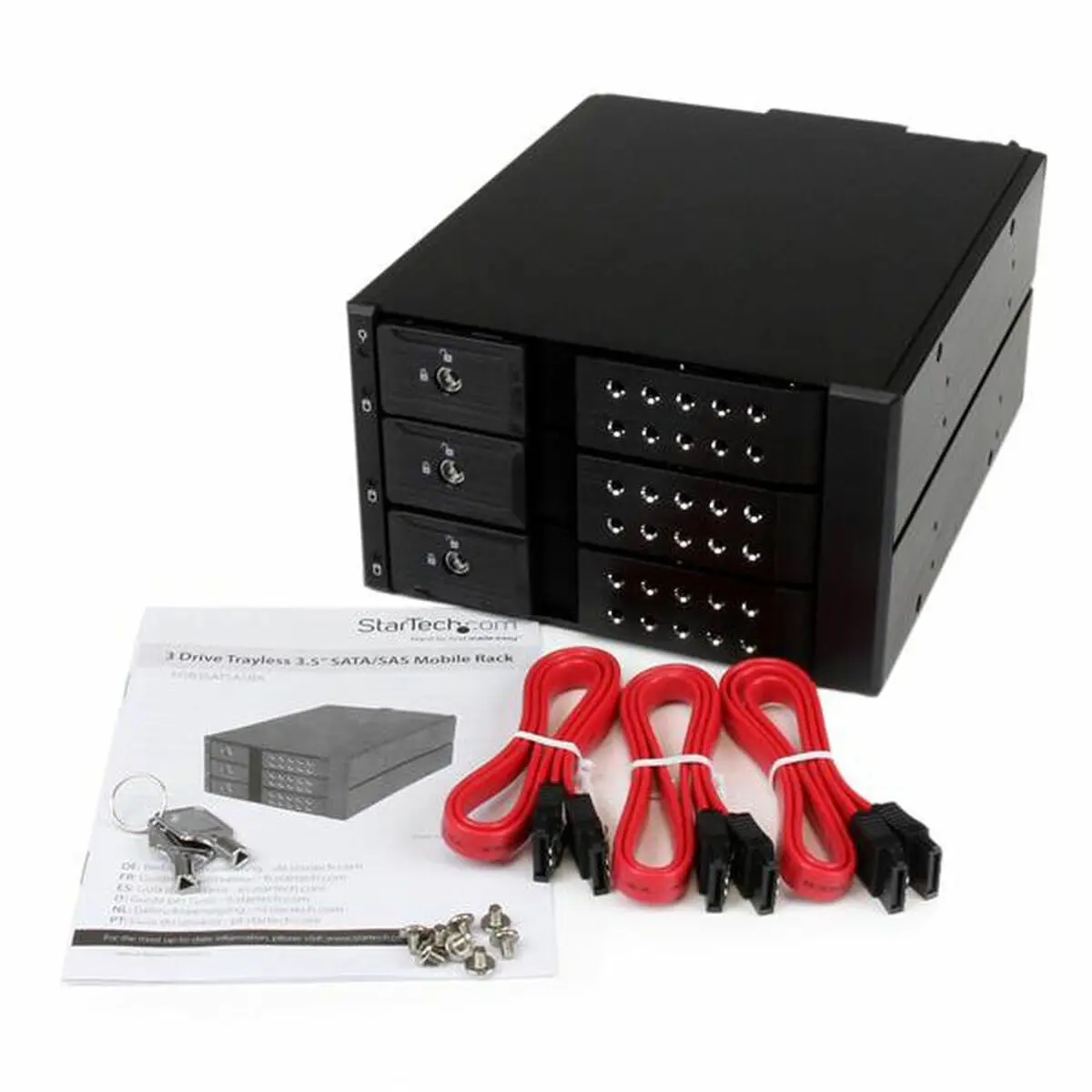 Rack Startech Hsb3satsasba Black 3,5" Portable 1