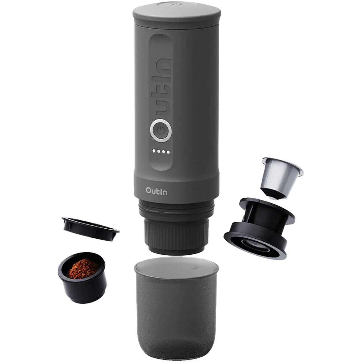 Express Coffee Machine Outin Nespresso Grey 1