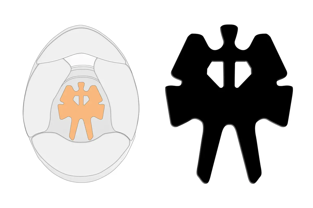 Schuberth Sp1 Crown Pad (Size: 15Mm, 6Mm, 7Mm, 9Mm) 1