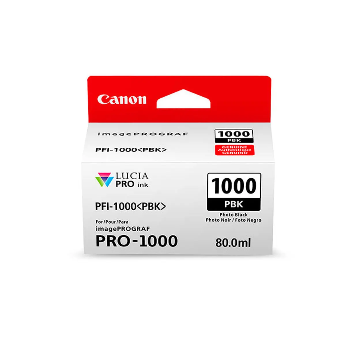 Original Ink Cartridge Canon Pfi-1000 Black 1