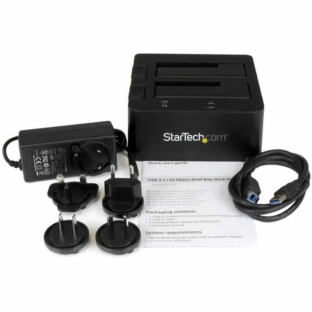 Base Startech Sdock2u313 Hard Drive 2