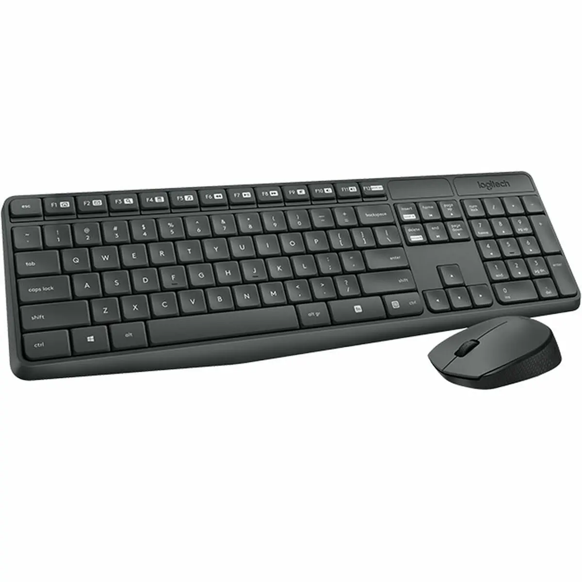 Keyboard And Wireless Mouse Logitech Mk235 1