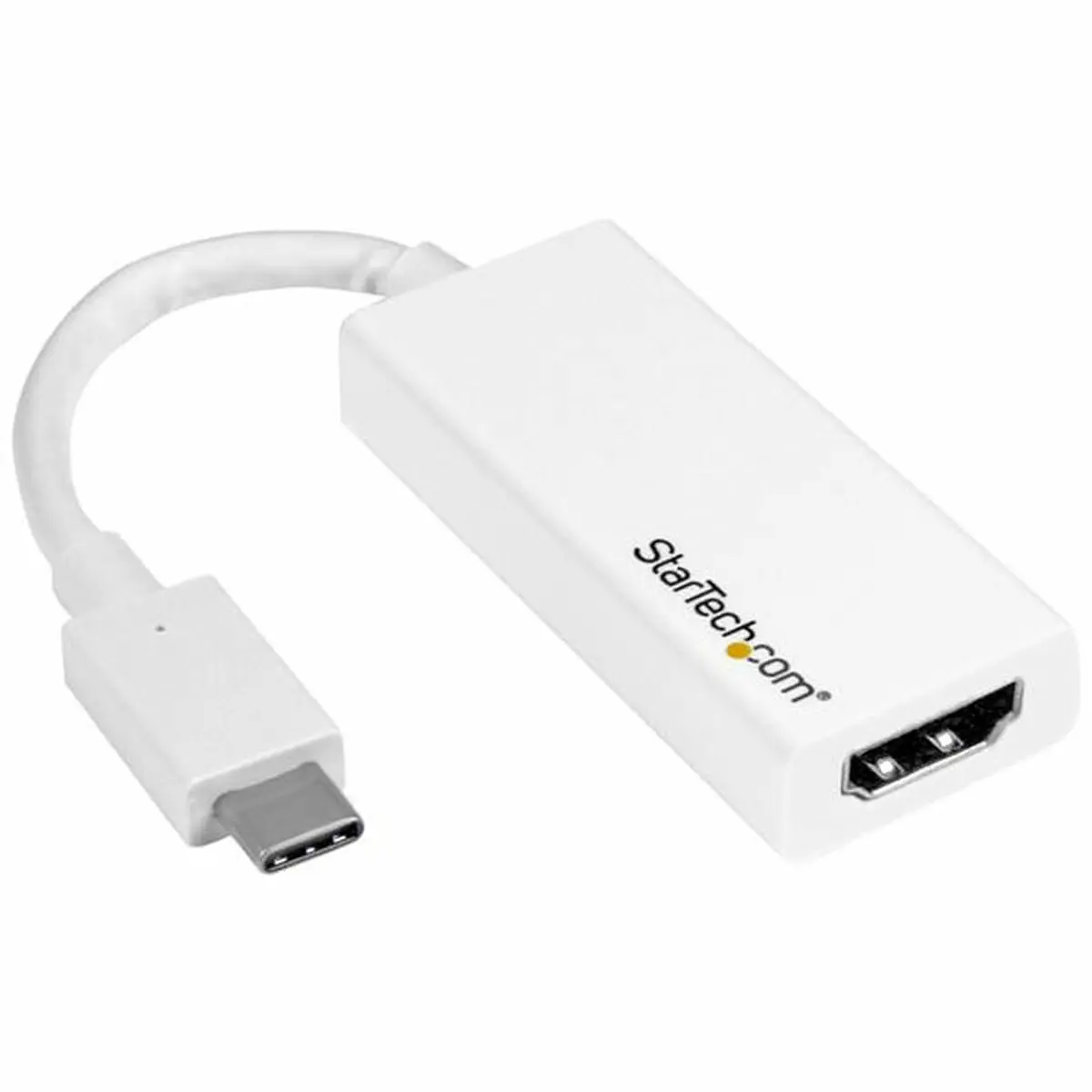 Usb C To Hdmi Adapter Startech Cdp2hd4k60w          White 1