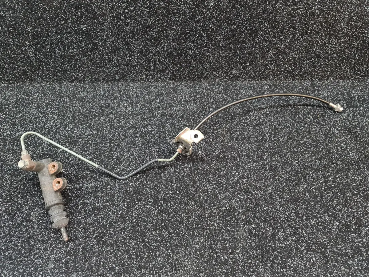 Clutch Slave Cylinder + Stainless Steel Braided Line - Cn9a Cp9a - Evo 4 5 6 Tme 1