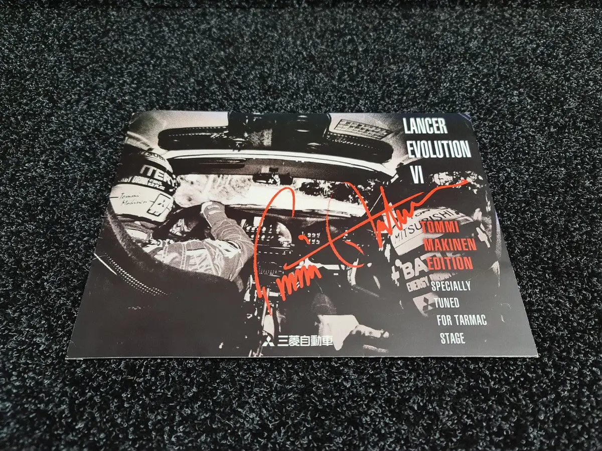 Mitsubishi Lancer Evolution Vi 6.5 Tommi Makinen Edition Tme Sales Brochure / Calendar - Cp9a 1