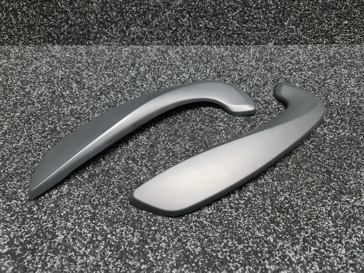Renault Sport Megane Genuine Door Grab Handle Cover Lhs + Rhs - Satin Black Mk3 Rs 250 265 275 186011771 186011772 1