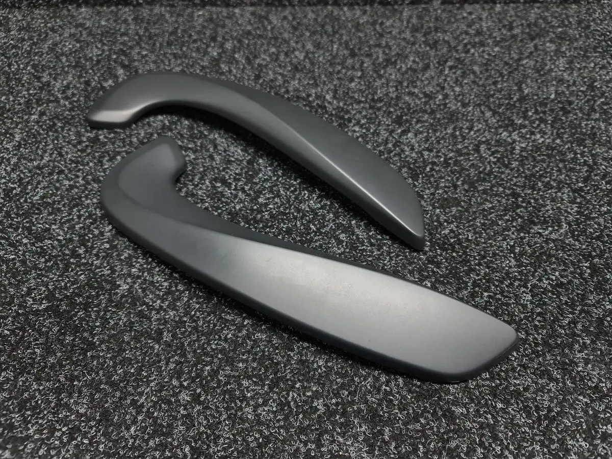 Renault Sport Megane Genuine Door Grab Handle Cover Lhs + Rhs - Satin Black Mk3 Rs 250 265 275 186011771 186011772 2