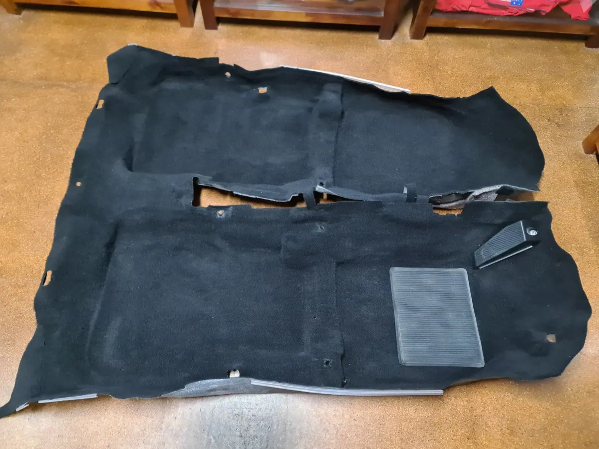 Genuine Mitsubishi Lancer Sedan Floor Mat Carpet + Foot Rest - Black - Cm Ck Ce Cn Cp - Mr550109 Mr201425 2