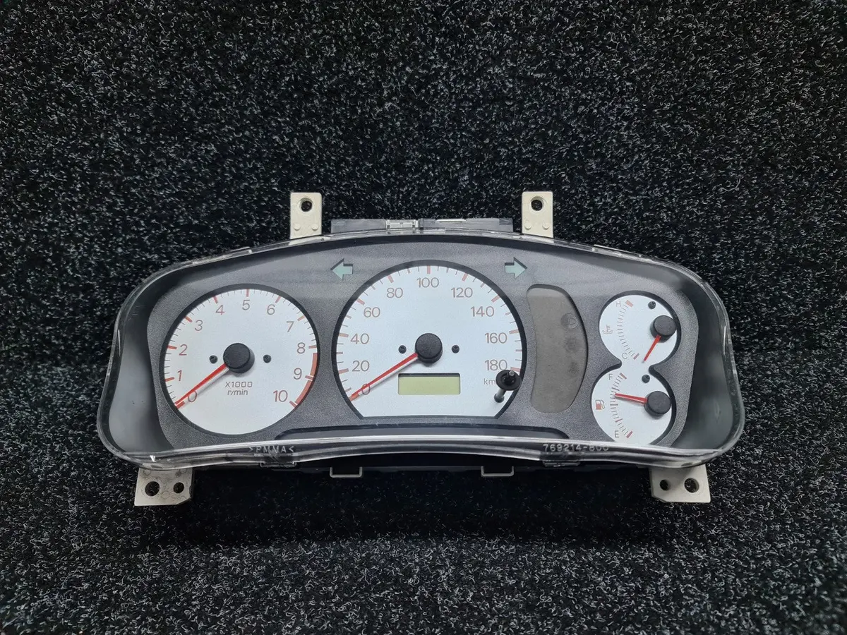 Genuine Mitsubishi Rs Cyborg Cj4a Dash Cluster 10,000 Rpm 180 Km/H - White Face - Evo 4 5 6 Tme Cn9a Cp9a Mr206673 1