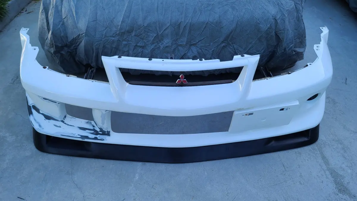Mitsubishi Lancer Evolution Cp9a Evo 6.5 Tme Tommi Makinen Edition Front Bumper + Topstage Lower Air Dam Lip Mr511957 Mr511735 Mr415516 Mr533169 Mr108637 2
