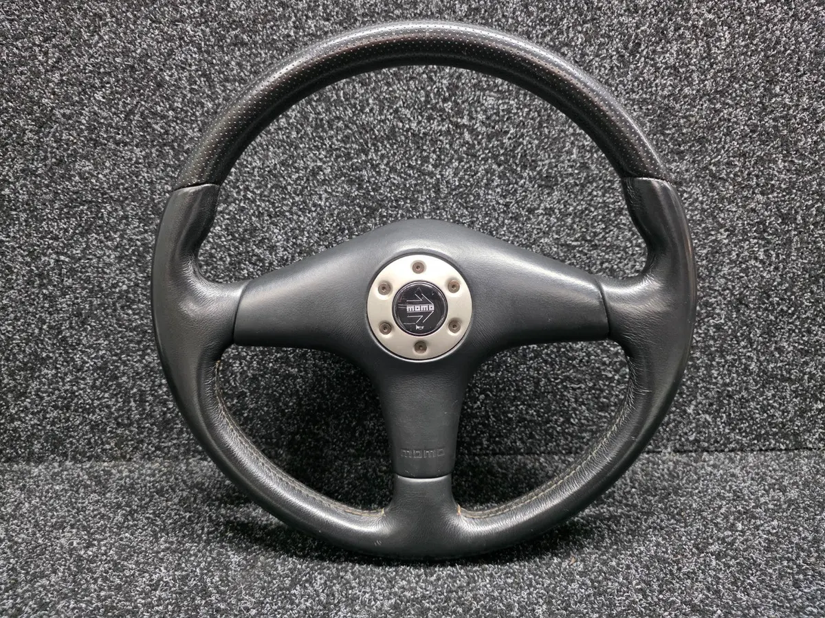 Mitsubishi Evolution Lancer Rs Sndf Genuine Original Momo Steering Wheel Evo 4 5 6 Tme - Cn9a Cp9a 1