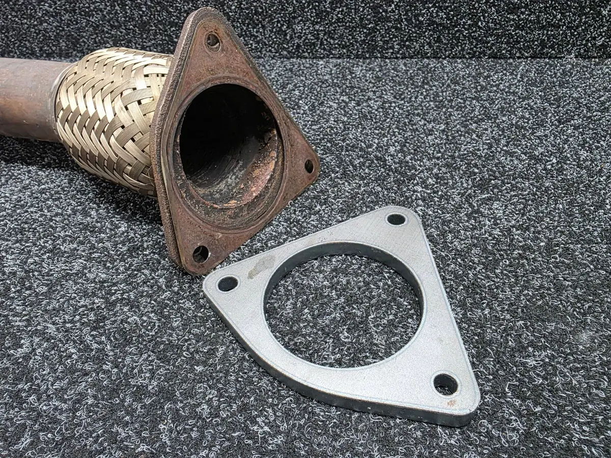 Renault Sport Megane Exhaust Weld On Flange Plate Mk2 Mk3 Front Pipe / Catalytic Turbo Outlet Down Dump Pipe - 3" Inch / 76 Mm F4rt Rs225 Rs250 Rs265 Rs275 1
