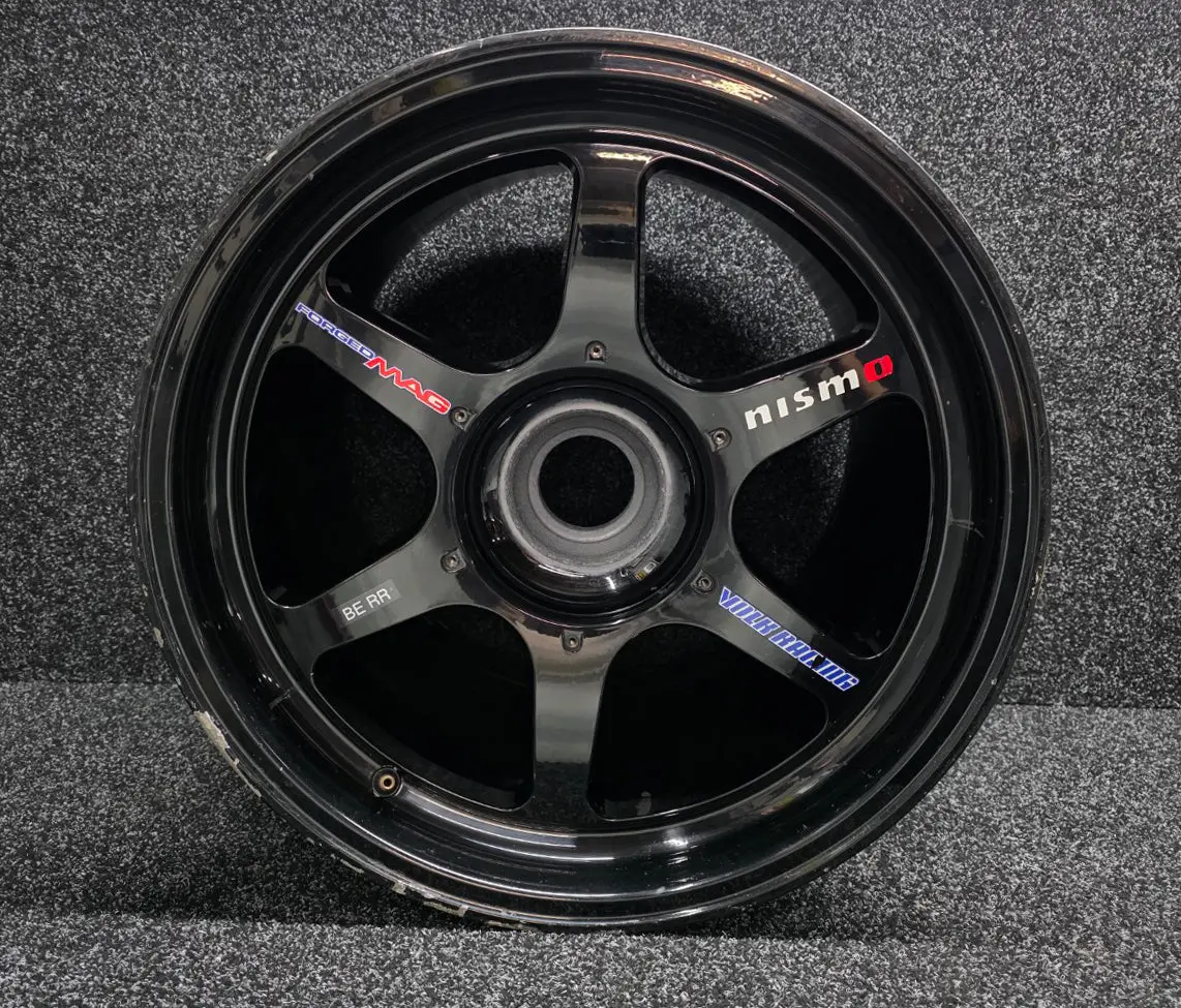 Nismo Super Gt Nissan Gtr Volk Racing Single Forged Mag Rim 18 Inch X 13 Inch Center Lock 1