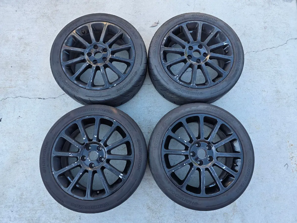 Renault Sport Clio Rs 197 / 200 17" X 7" Bepop Rim Wheel Set + Hankook Rs4 Tyres 1