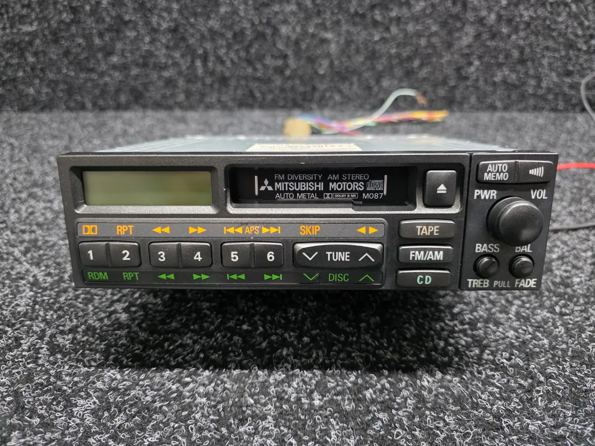 Jdm Radio Am/Fm Cassette Player To Suit Mitsubishi Lancer Evolution Cn9a / Cp9a Evo 4 5 6 Tme Gsr 1
