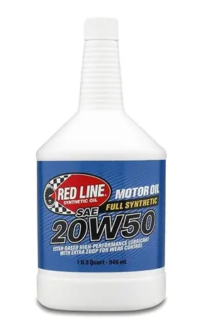 Red Line 20W50 Motor Oil - 1 Quart 1