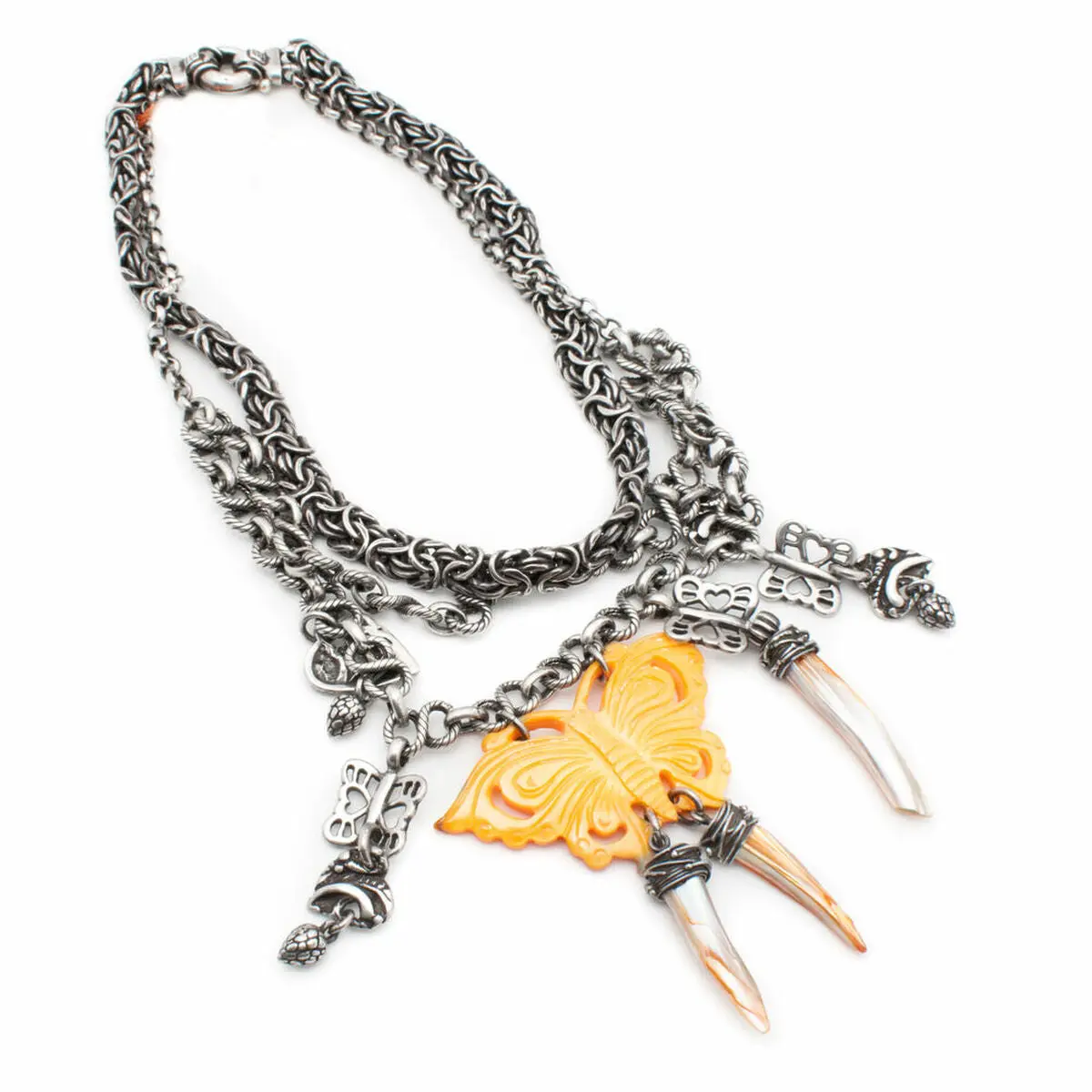 Ladies' Necklace Folli Follie 4N7b210o 35 Cm 1