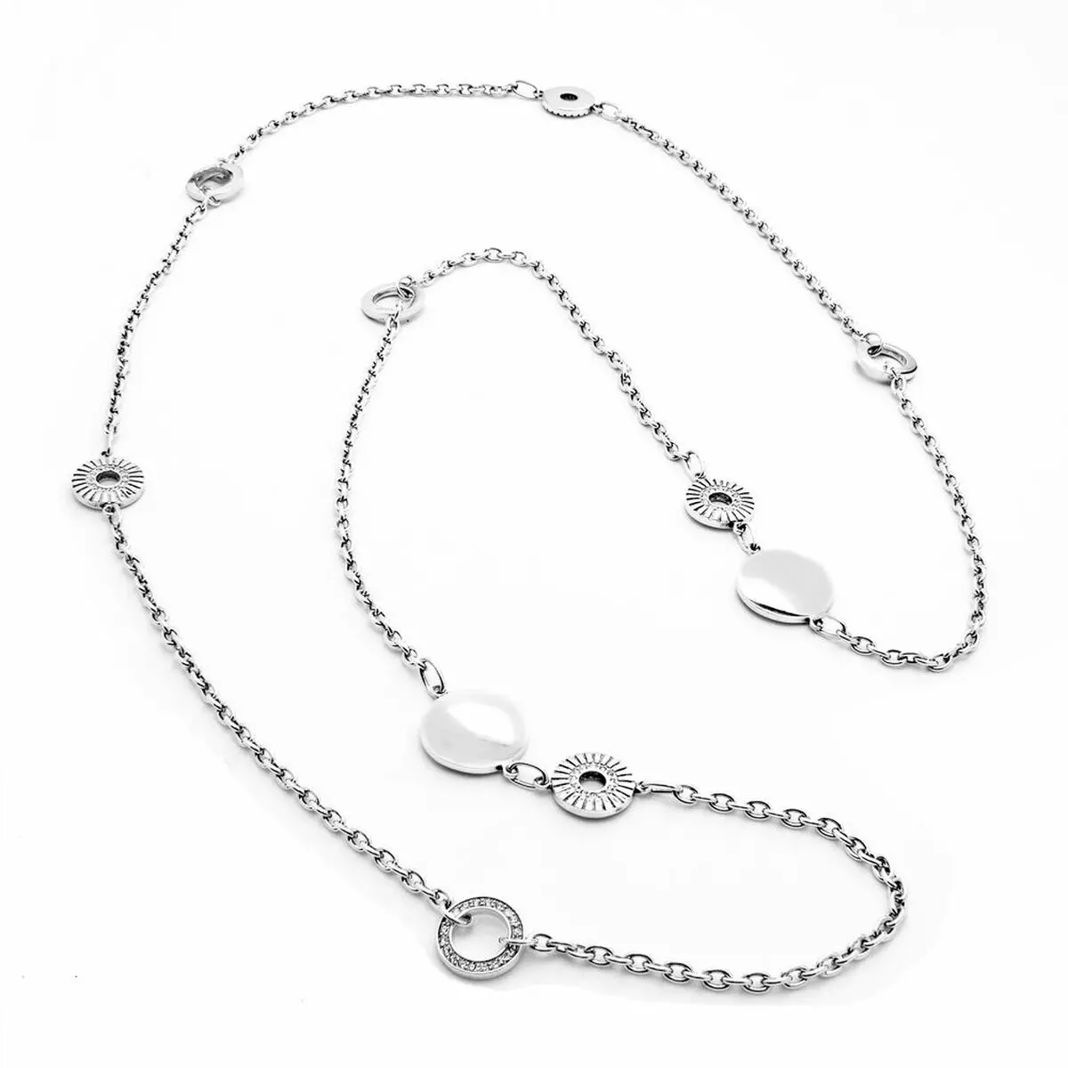 Ladies' Necklace Folli Follie 3N8f211c 60 Cm 1