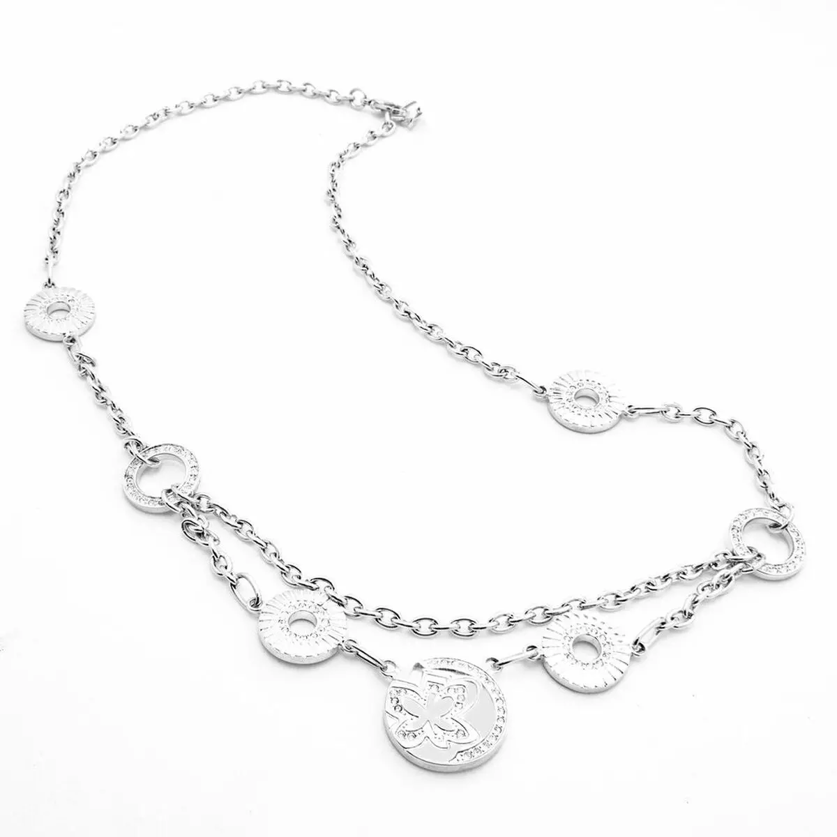Ladies' Necklace Folli Follie 3N8f178c 25 Cm 1