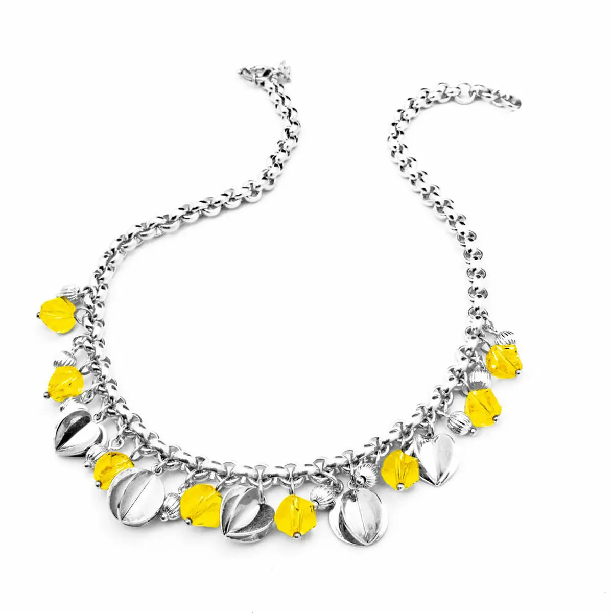 Ladies' Necklace Folli Follie 3N9f164y 20 Cm 1