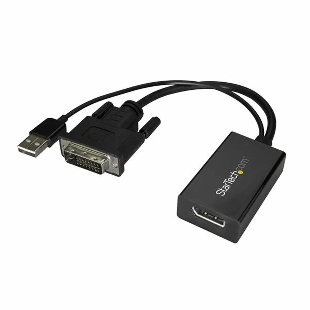 Displayport To Dvi Adapter Startech Dvi2dp2              Black 1