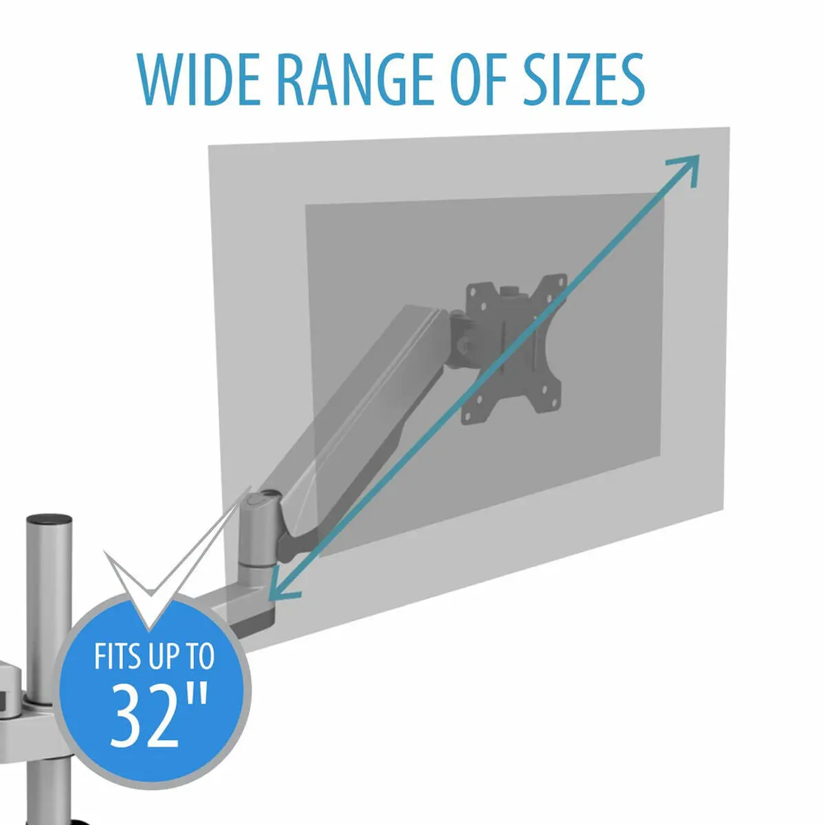 Tv Mount V7 Dm1dta-1N 17" 32" 8 Kg 2