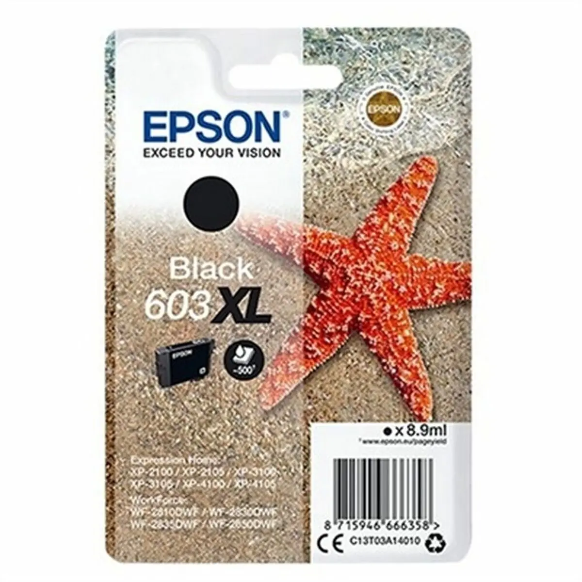 Original Ink Cartridge Epson 603Xl Black 1