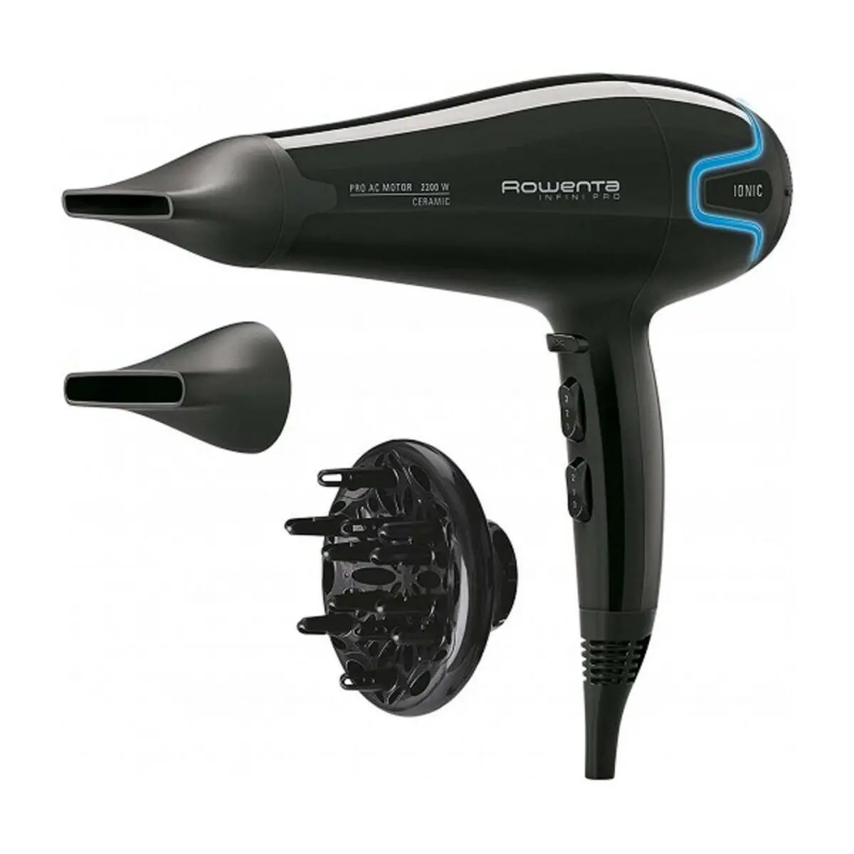 Hairdryer Rowenta Cv8730 2200W Black 2200 W 1